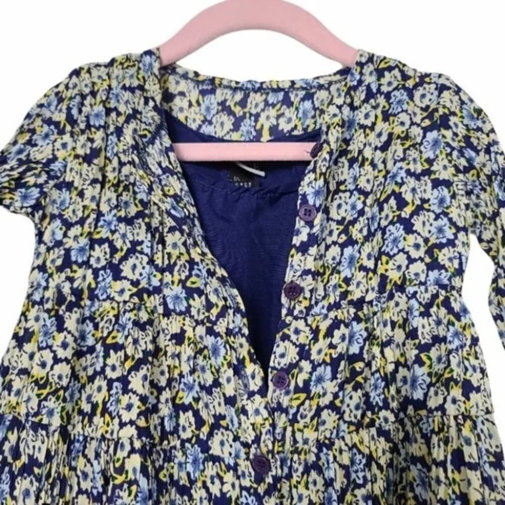 The Children's Place Floral Button Down Dress 18M - Picture 3 of 5